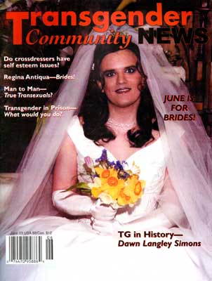 TRANSGENDER COMMUNITY NEWS JUNE 2003