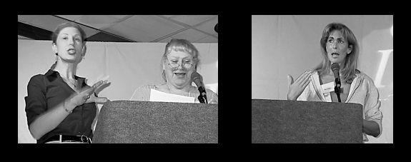 Carrie Davis, Julie Johnson, Rosalynne Blumenstein